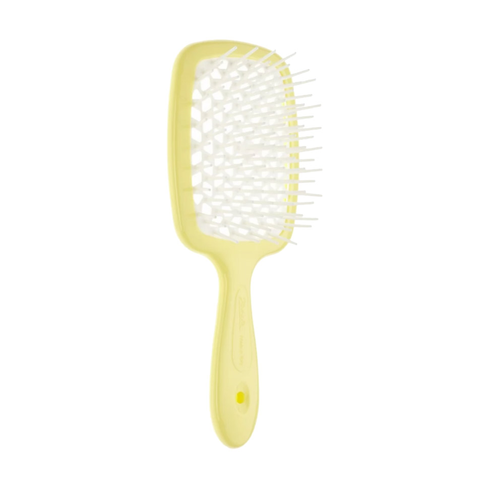 Щітка для волосся Janeke Superbrush Жовто-білий